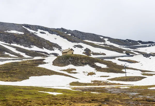 Colle dell'agnello, francouzské Alpy — Stock fotografie