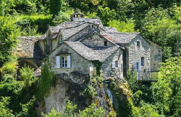 Gorges du tarn, köy — Stok fotoğraf