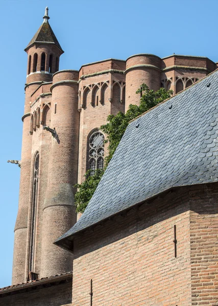 Albi, palais de la berbie a katedrála — Stock fotografie