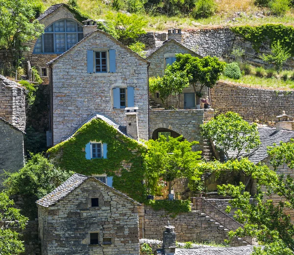 Gargantas del Tarn, pueblo —  Fotos de Stock