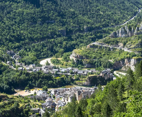 Sainte-Enimie, Gorges du Tarn — Stock Photo, Image