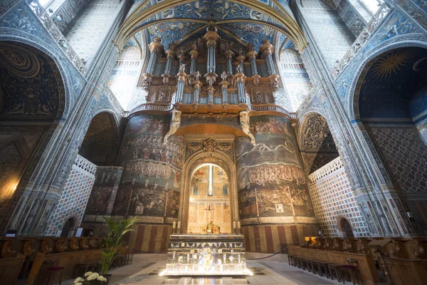 Albi (Γαλλία), το εσωτερικό του καθεδρικού ναού — Φωτογραφία Αρχείου