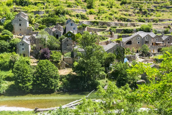 Gorges du tarn, Dorf — Stockfoto