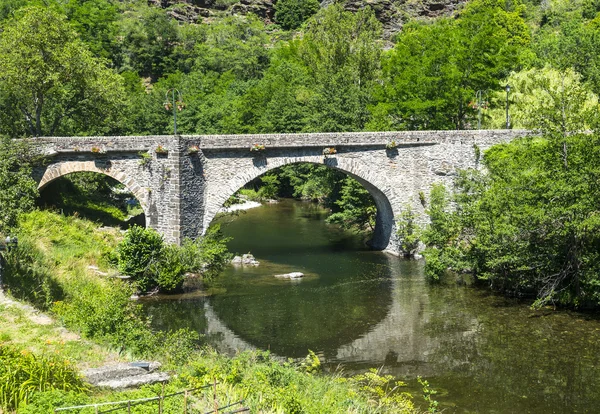 Cevennes: старый мост — стоковое фото