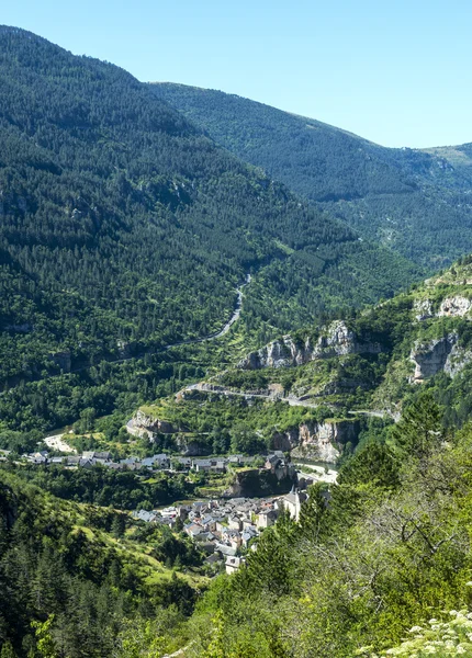 Sainte-Enimie, Gorges du Tarn — Fotografia de Stock