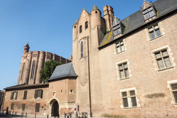 Albi, palais de la berbie en kathedraal — Stockfoto