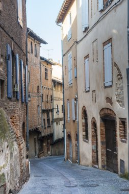 Albi, tipik eski sokak