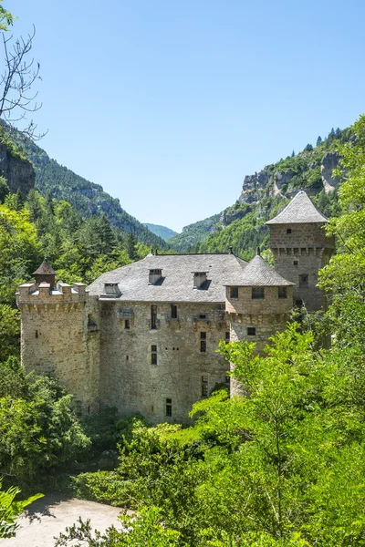 Gorges du tarn, zamek — Zdjęcie stockowe
