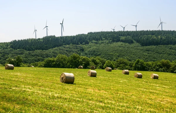 Ветряные турбины Франции — стоковое фото