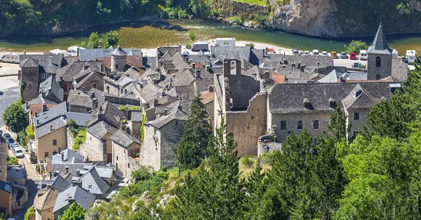 Sainte-Enimie, Gorges du Tarn — Stok fotoğraf