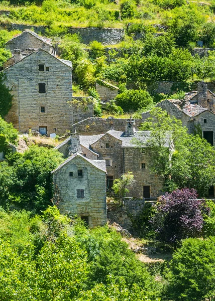 Gorges du Tarn, village — Stock Photo, Image