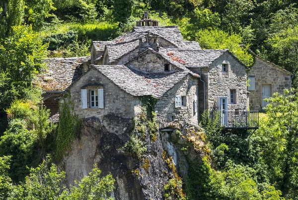 Gorges du Tarn, aldeia — Fotografia de Stock