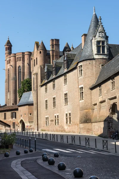 Albi, palais de la berbie i katedra — Zdjęcie stockowe