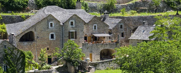 Gorges du Tarn, village — Stock Photo, Image