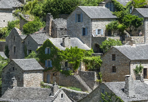 Gorges du tarn, köy — Stok fotoğraf