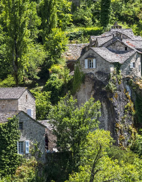 Gorges du Tarn, aldeia — Fotografia de Stock