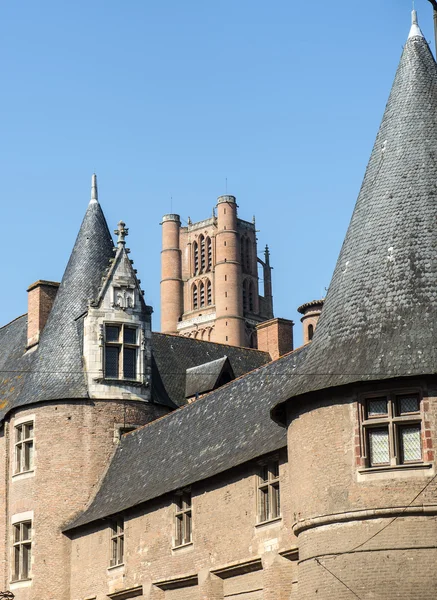 Albi, palais de la berbie en kathedraal — Stockfoto