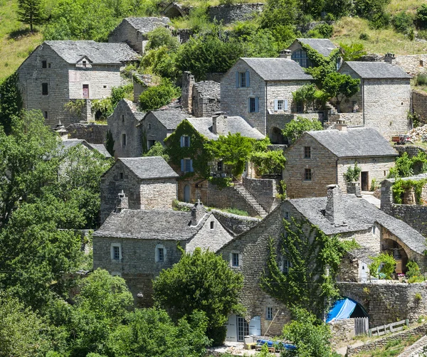 Gargantas del Tarn, pueblo —  Fotos de Stock