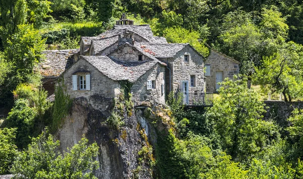 Gorges du tarn, köy — Stok fotoğraf