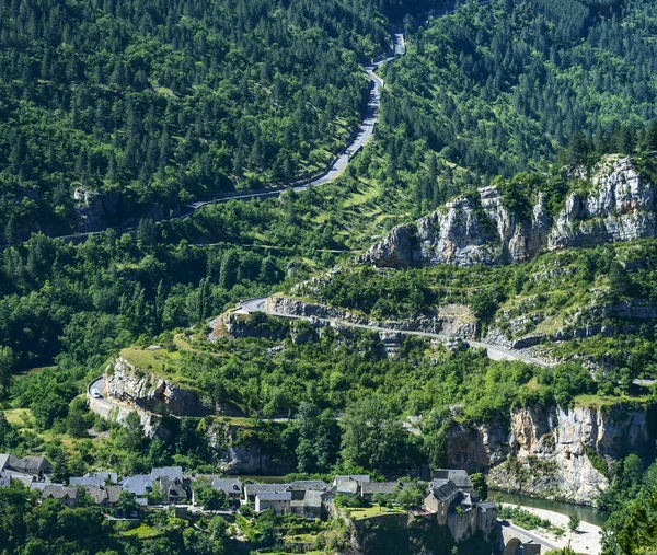 Sainte-Enimie, Gorges du Tarn — Stock Photo, Image