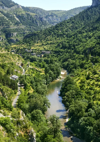 Sainte-Enimie, Gorges du Tarn — Zdjęcie stockowe