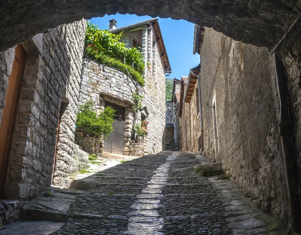 Sainte-Enimie, Gorges du Tarn — Stock fotografie