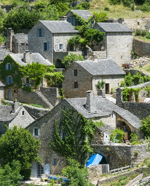 Gorges du Tarn, aldeia — Fotografia de Stock
