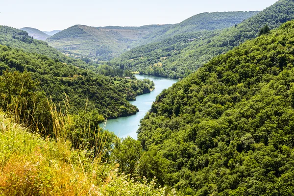 Údolí tarn (midi Pyrénées) — Stock fotografie