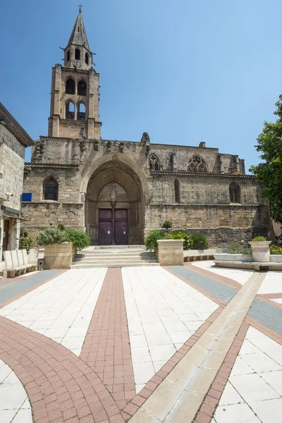 Montagnac, chiesa gotica — Foto Stock