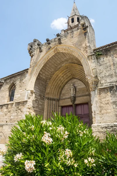 Montagnac, chiesa gotica — Foto Stock