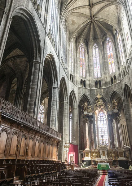 Narbonne, Wnętrze katedry — Zdjęcie stockowe