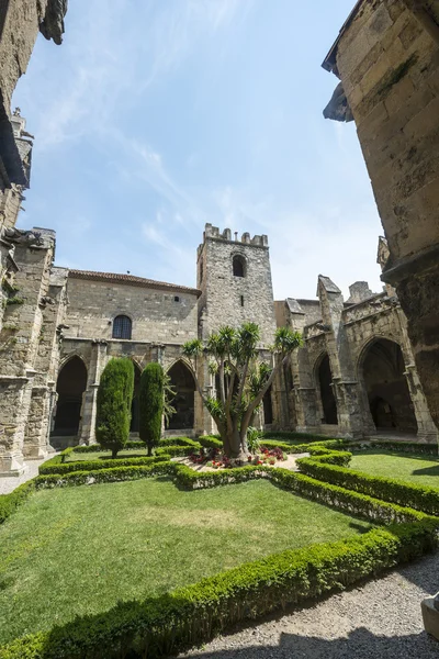 Narbonne, Kathedraal Klooster — Stockfoto