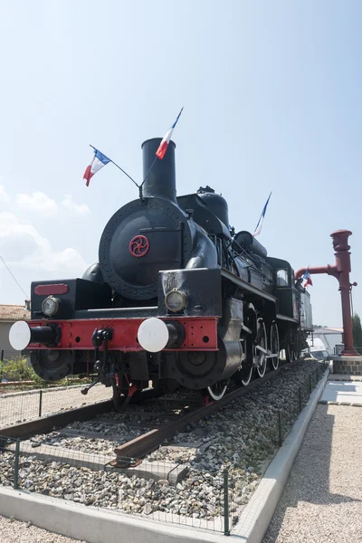 Old locomotive in France — Stock Photo, Image