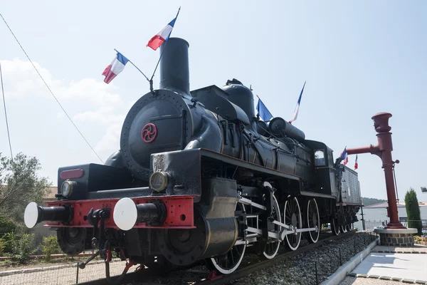 Old locomotive in France — Stock Photo, Image