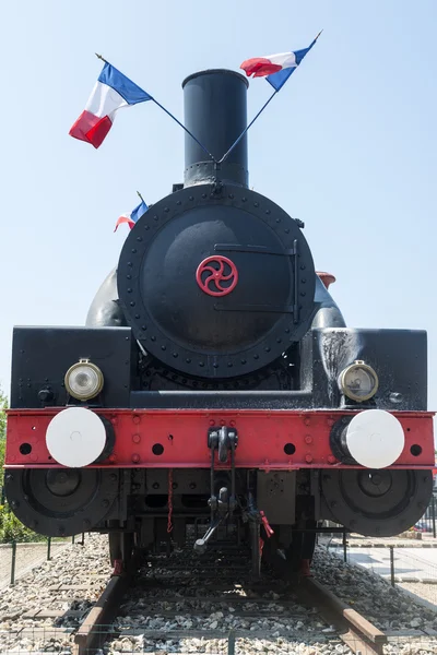 Old locomotive in France — Stock Photo, Image