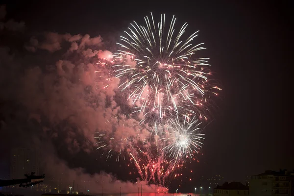 Toulon (France): fireworks — Stock Photo, Image