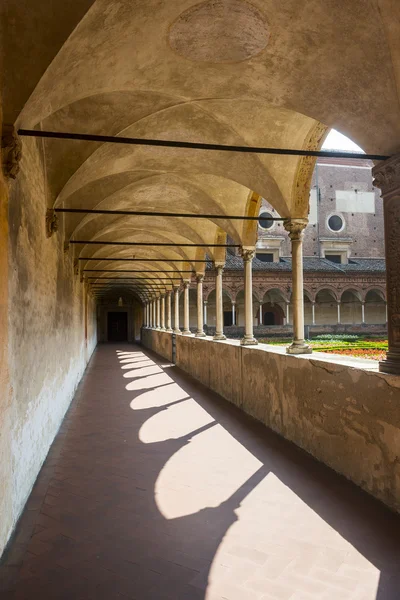 Certosa di Pavia, claustro — Foto de Stock