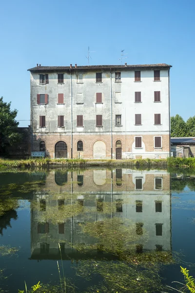 Certosa di Pavia, casa velha — Fotografia de Stock