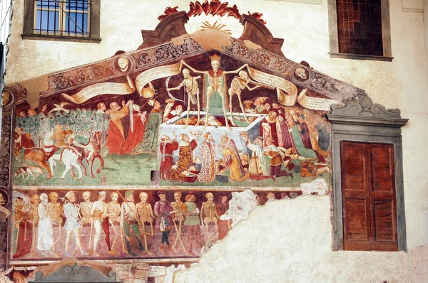 Clusone, fresco — Stock Photo, Image