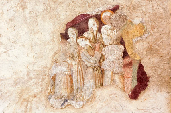 Clusone, fresco — Stock Photo, Image