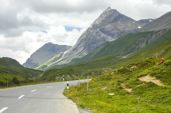 Albula-pass, v Alpách Švýcarska — Stock fotografie