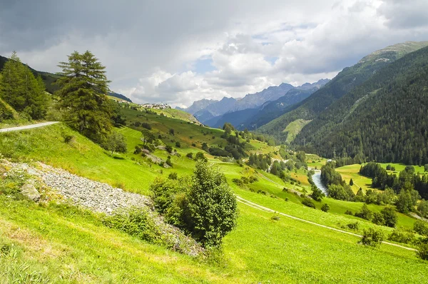 Údolí Engadin (Švýcarsko) — Stock fotografie