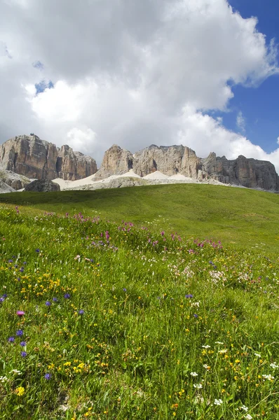 Passo Pordoi, Dolomites — Stok fotoğraf