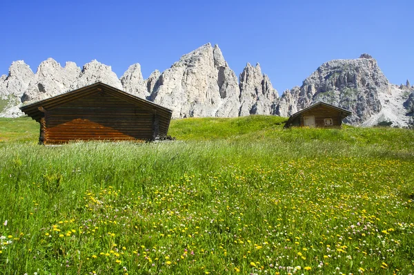 Passo Gardena, Dolomites — Stok fotoğraf