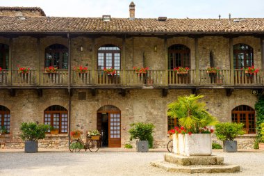 Rivalta Trebbia, Piacenza ili, Emilia-Romagna, İtalya: tarihi köy