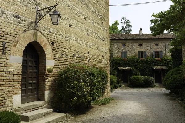 Rivalta Trebbia Provincie Piacenza Emilia Romagna Itálie Historická Vesnice — Stock fotografie