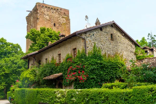 Rivalta Trebbia Provincia Piacenza Emilia Romaña Italia Pueblo Histórico —  Fotos de Stock