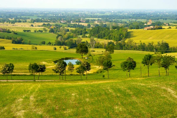Rural Landscape Pianello Val Tidone Agazzano Piacenza Province Emilia Romagna — Stock Photo, Image