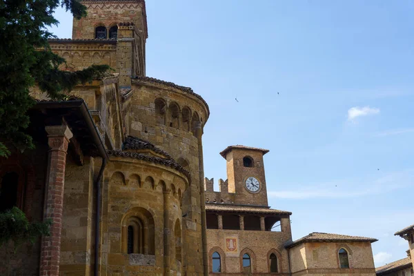 カステル アルカート Castell Arquato イタリア エミリア ロマーニャ州ピアチェンツァ州の歴史的都市 — ストック写真