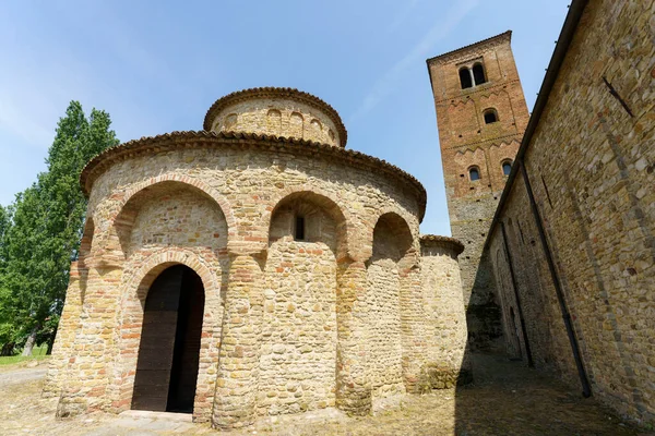 Vigolo Marchese Provincia Piacenza Emilia Romaña Italia Exterior Iglesia Medieval —  Fotos de Stock